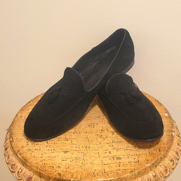 M. Gemi Other - M.Gemi men's suede black loafers size EU46